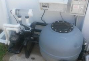 salt water chlorinator and pool filtration system