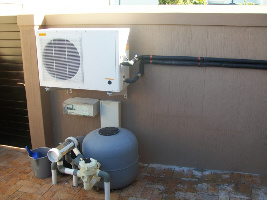 heat pump and poo l filtration system